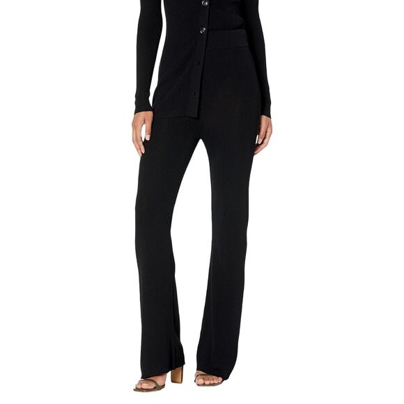 NWT! The Drop Women's Ellison Rib Flare Leg Sweater Pant, Black, S - Picture 5 of 5